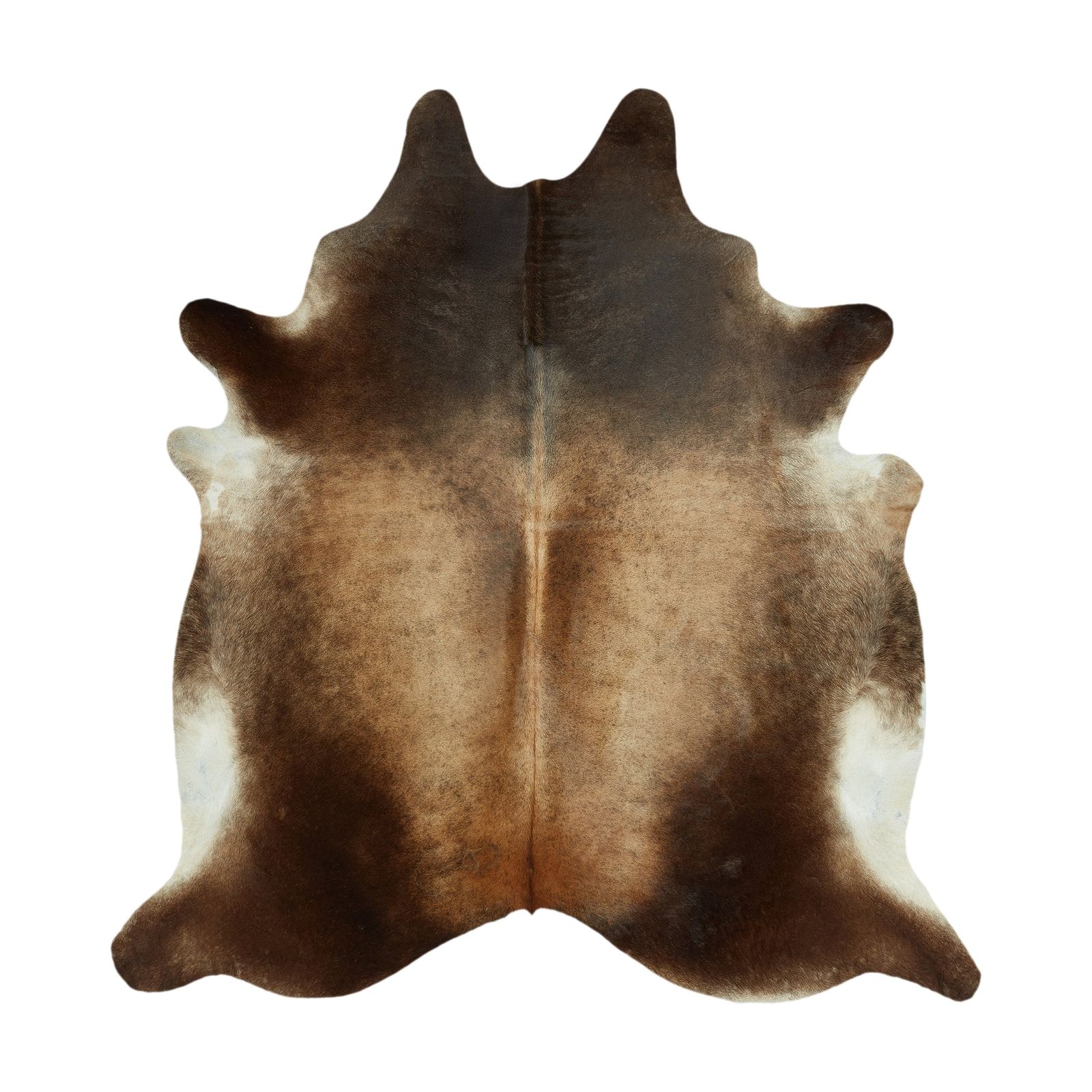 Cowhide Rug - Brown & White (230cm x 220cm)