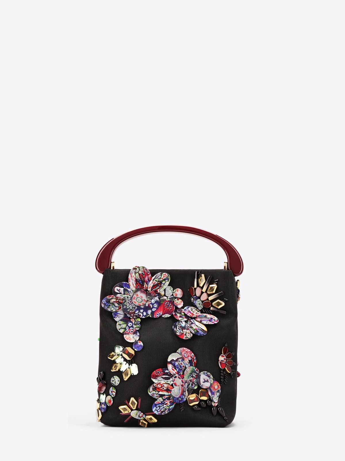 Micro embroidered bag