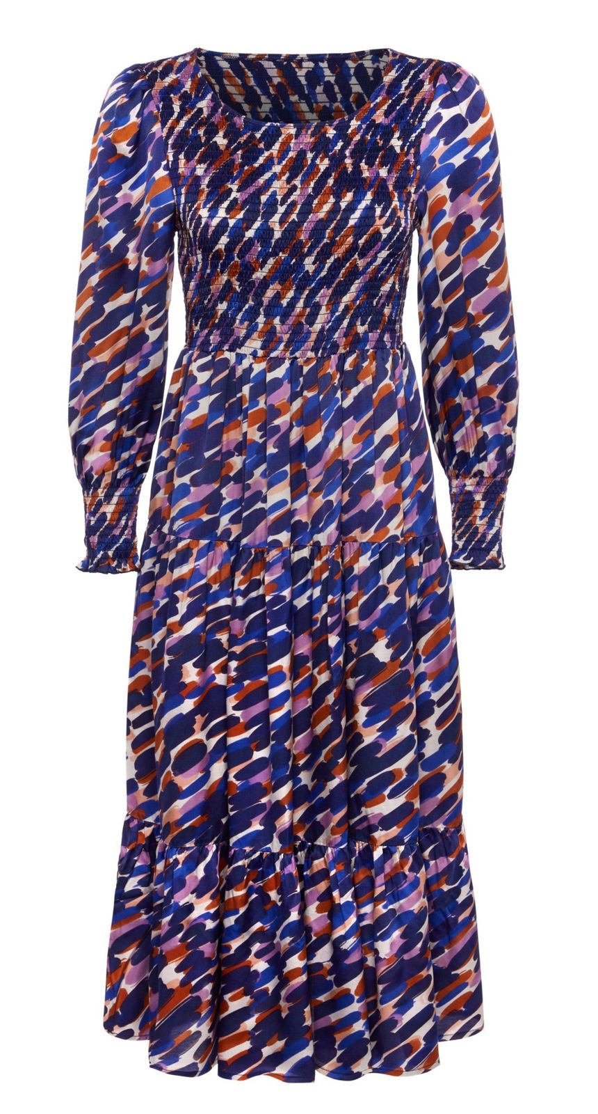 Phoebe - Multi Colour Print Dress - 50% Off