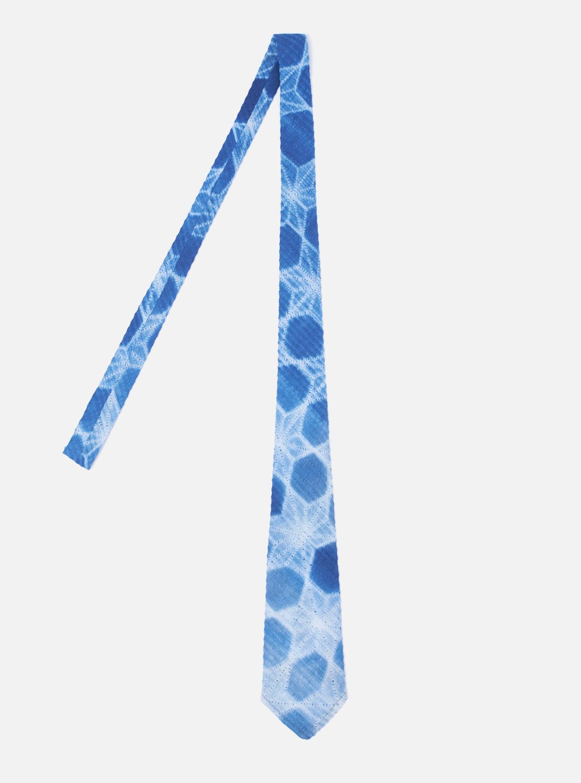 Indigo Needle Tie N Dye Tie