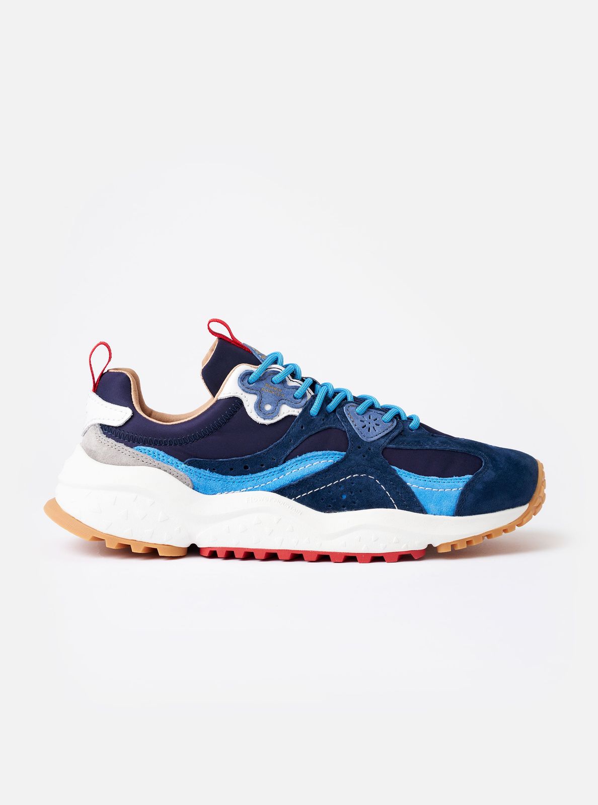 Flower Mountain Navy/Azure Suede/Nylon Wave Man