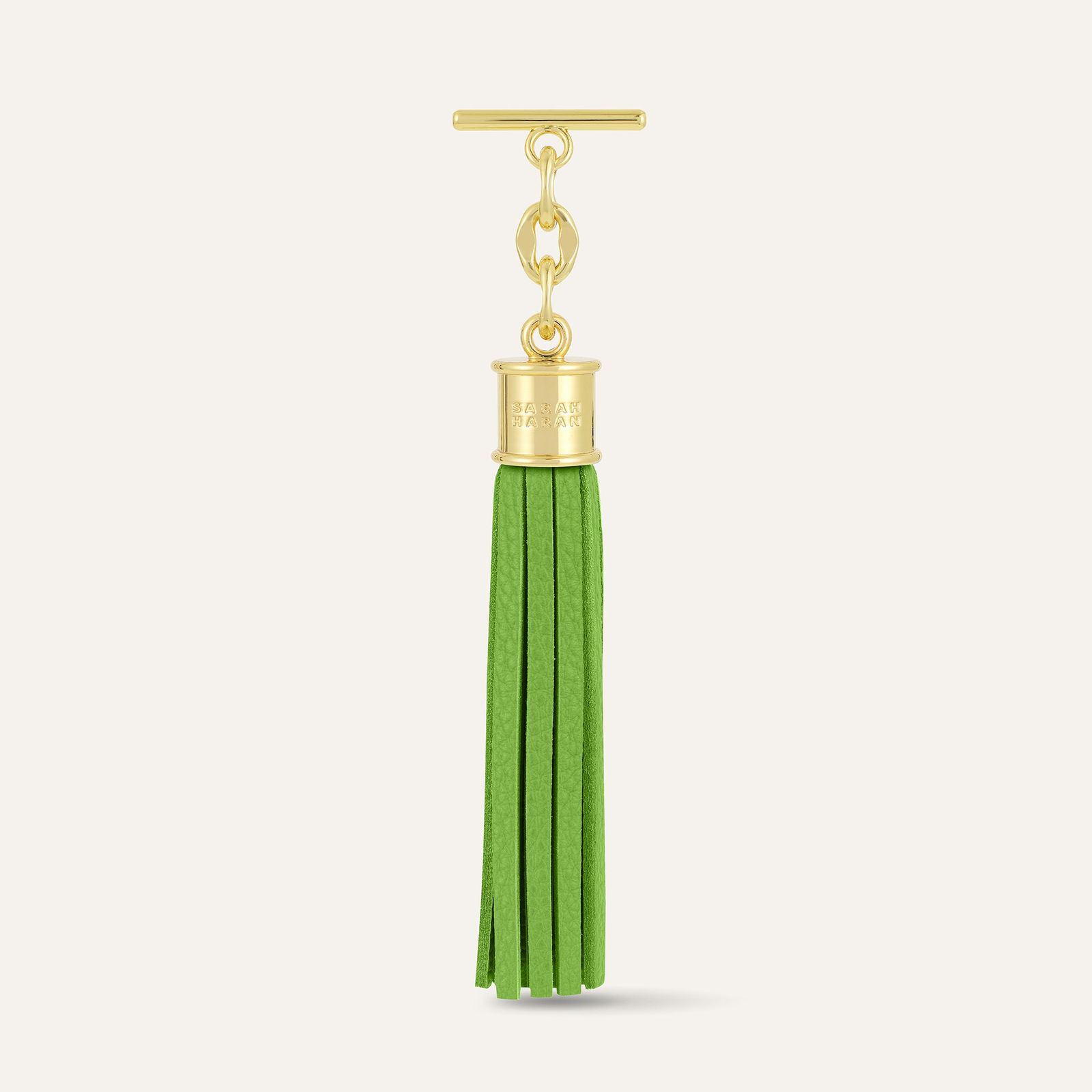 Capsule Tassel Classic | Lime with Gold hardware