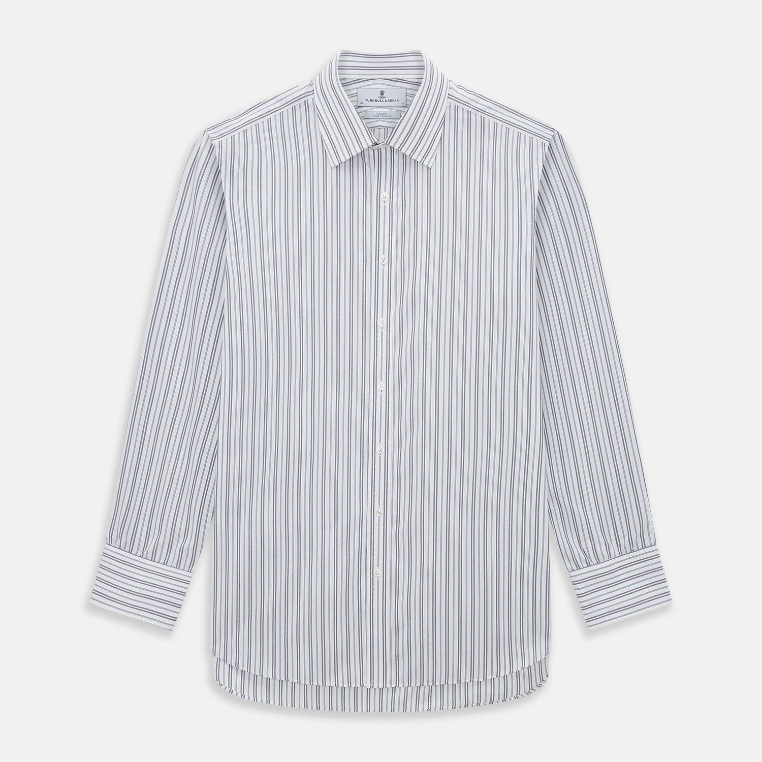 Navy Multi Stripe Mayfair Shirt