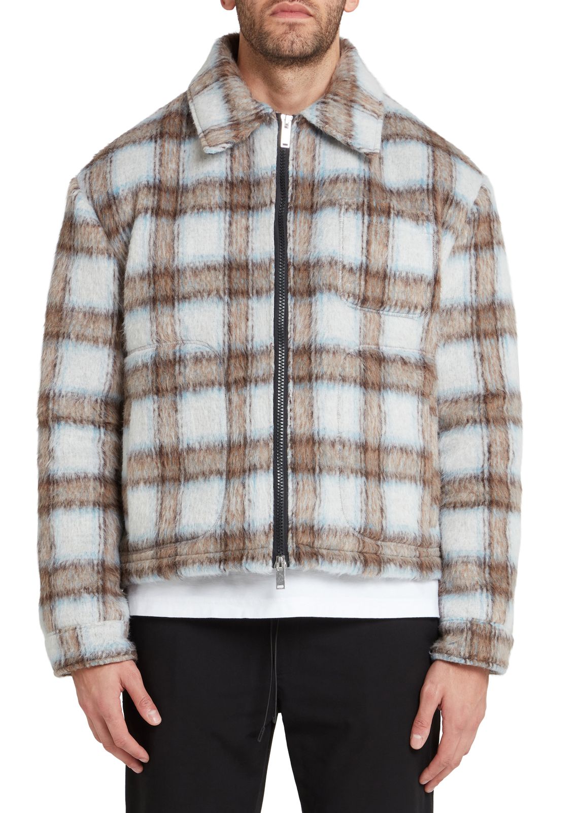 Wool Zipped Overshirt