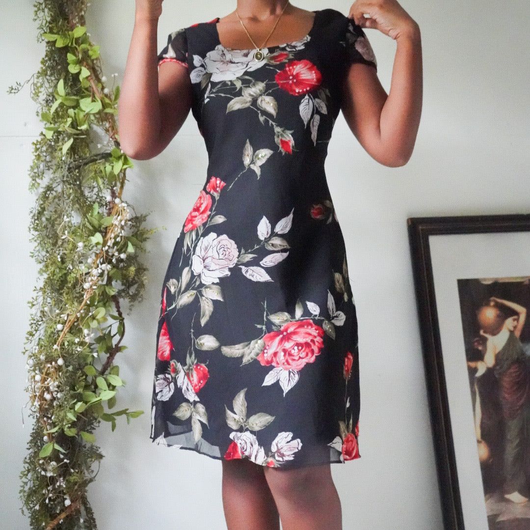 90’s Staple Rose Mini Dress