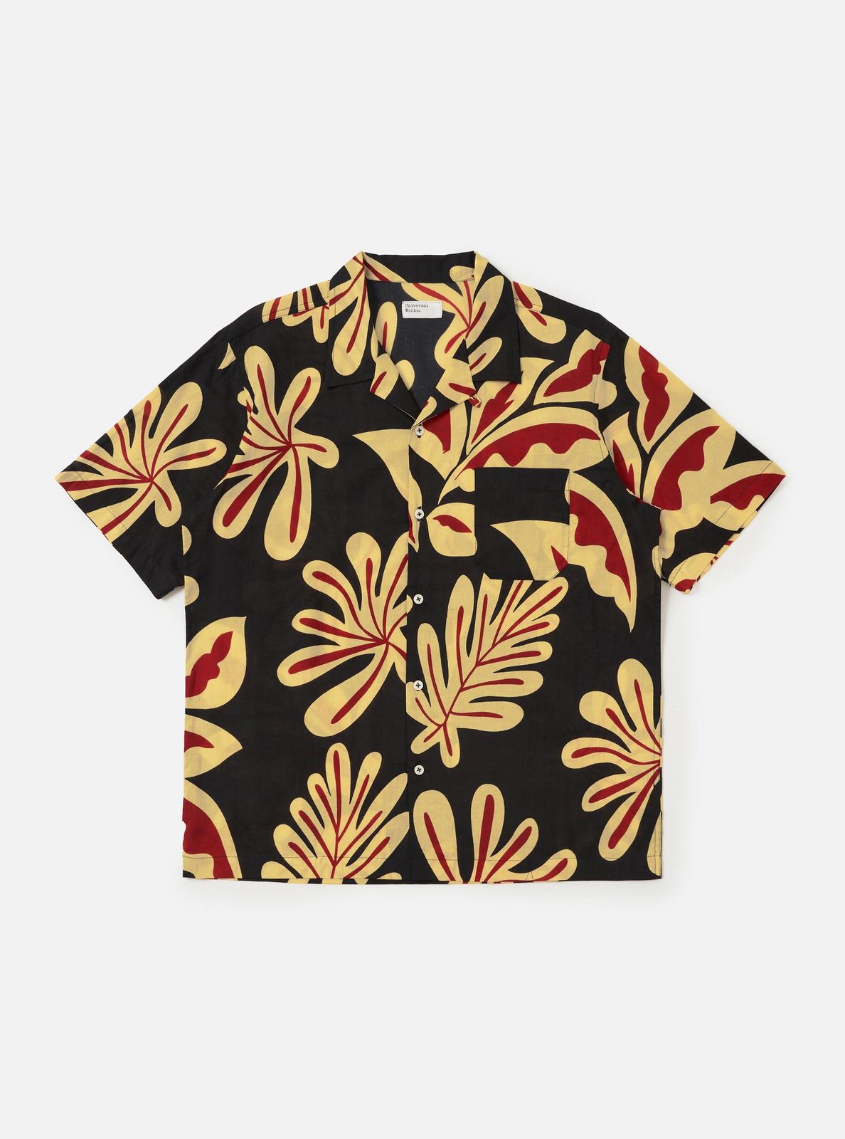 Black Baja Print Road Shirt