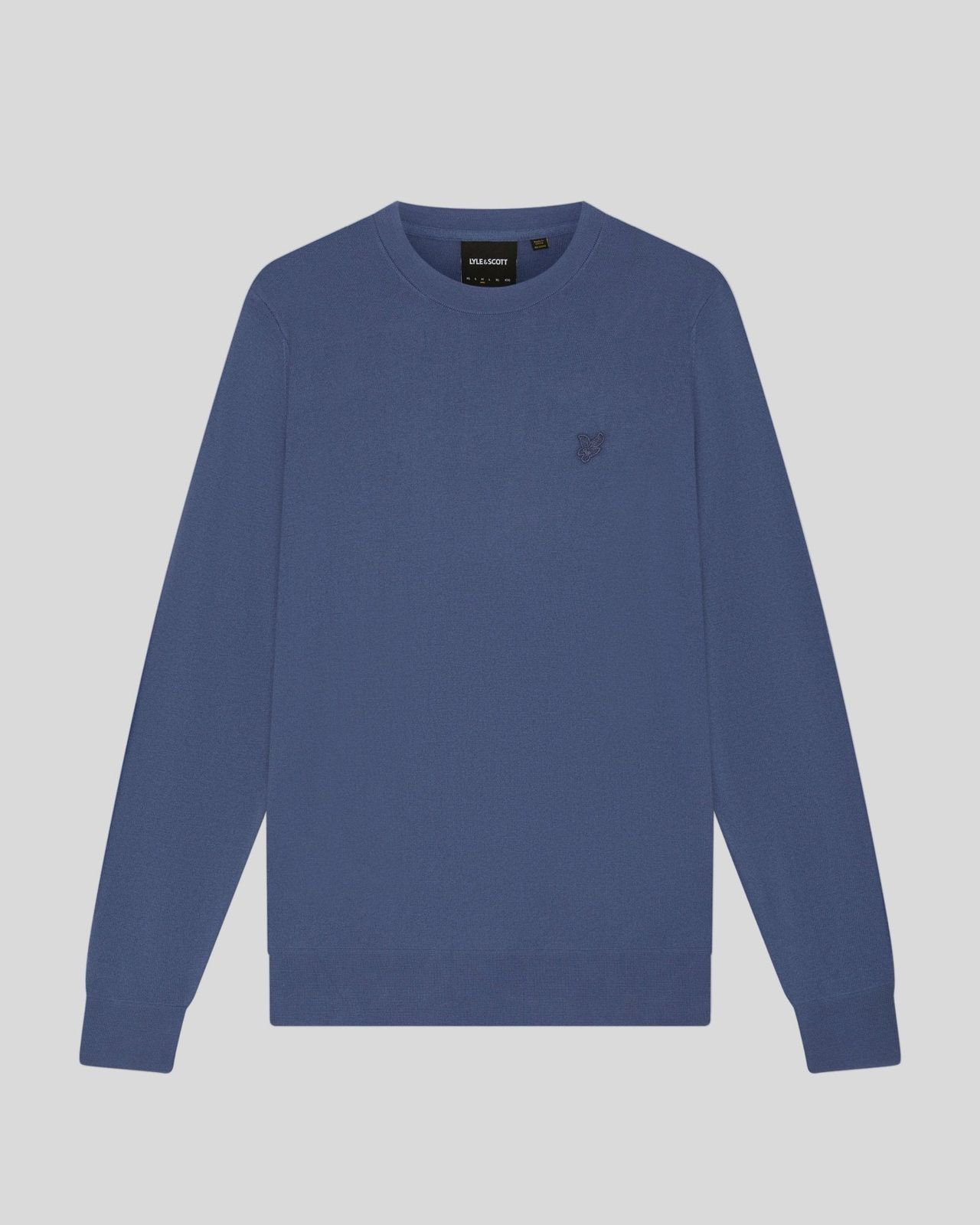 Superfine Cotton Crew Neck Jumper