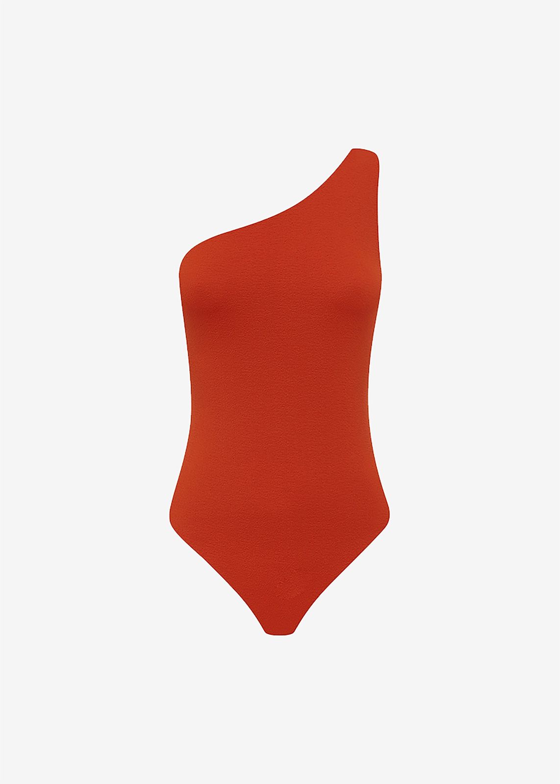 Matteau Asymmetric Maillot - Tomato Crinkle