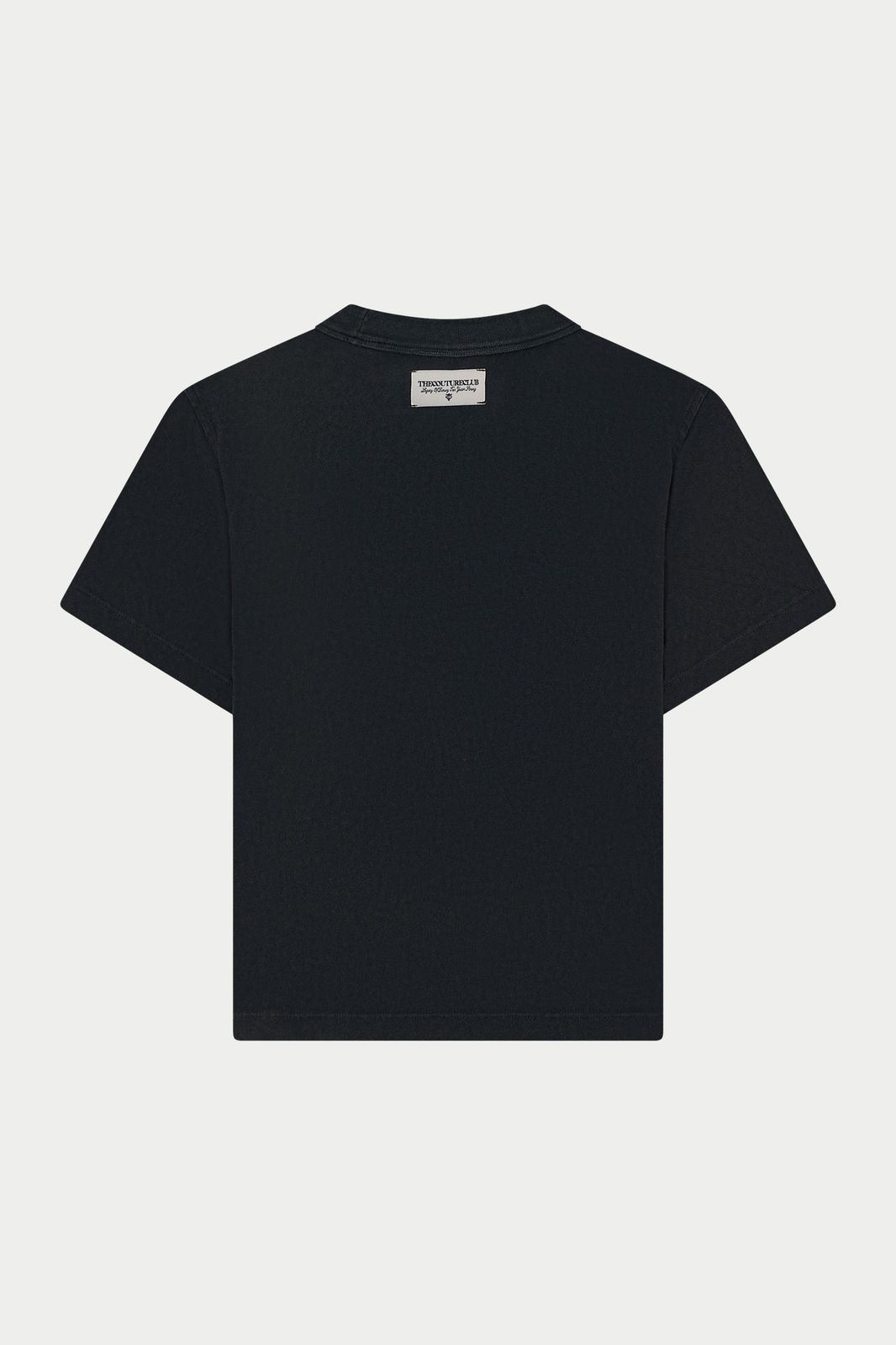 SHADOW PRINT EMBLEM T-SHIRT - WASHED BLACK