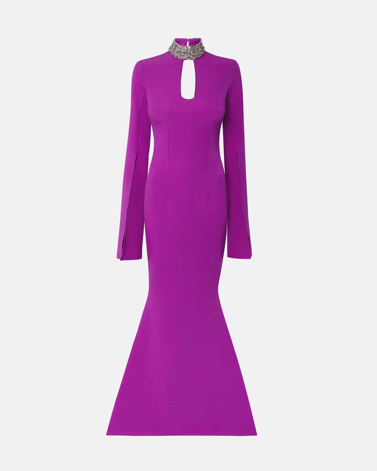 Anouk Magenta Long Dress