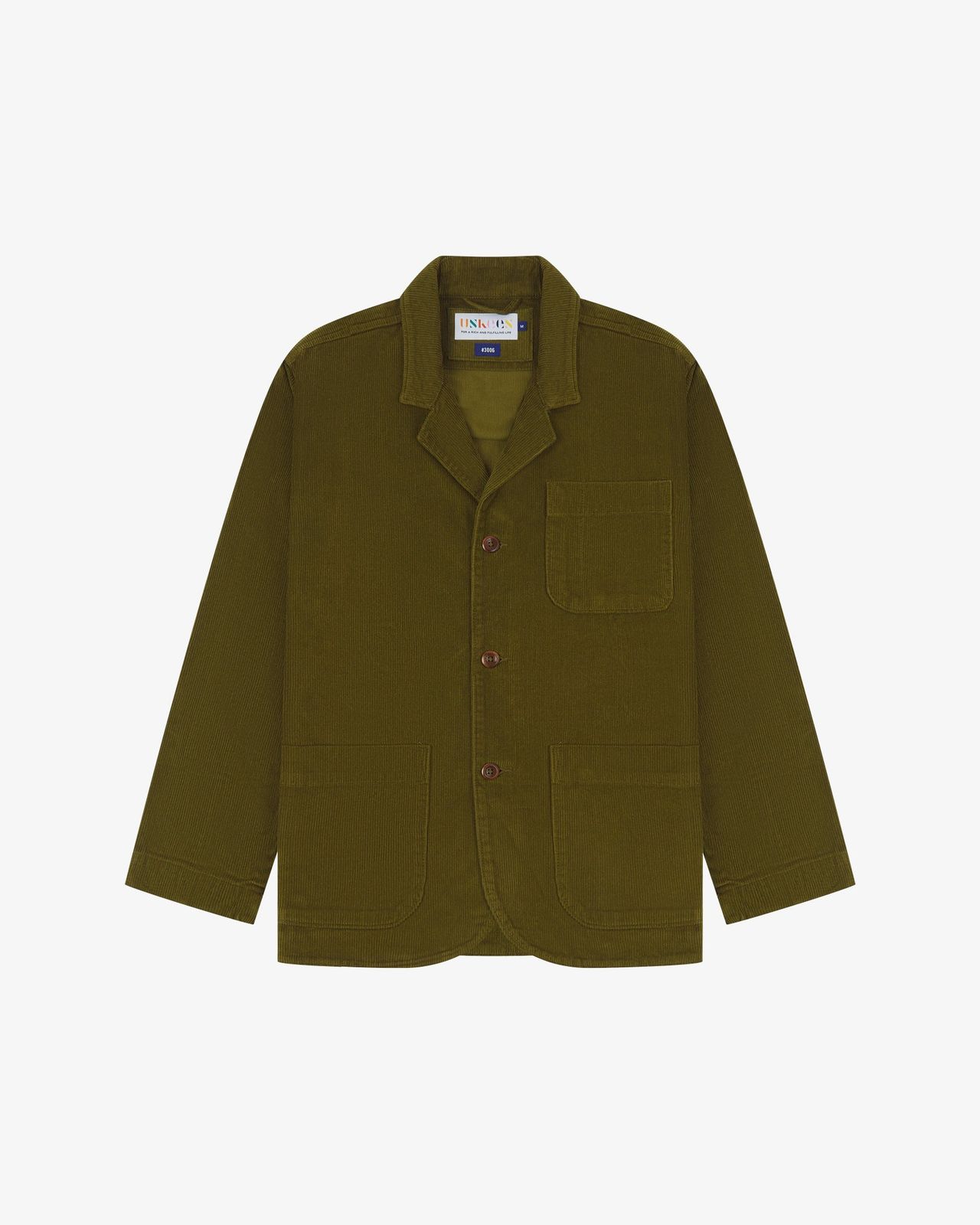 3006 Unions cord blazer - woodland green
