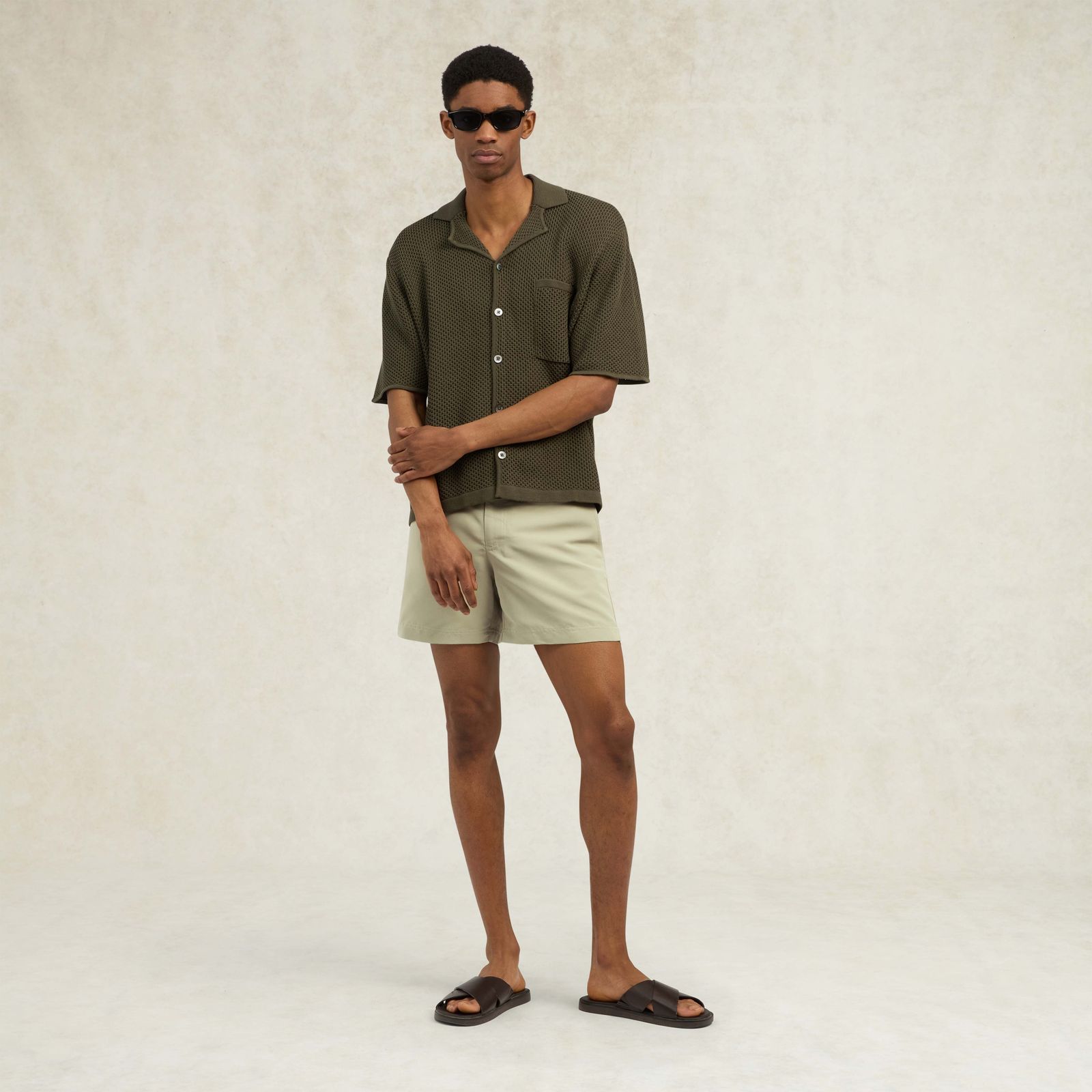 Oceano Drawstring Swimshort - Sage