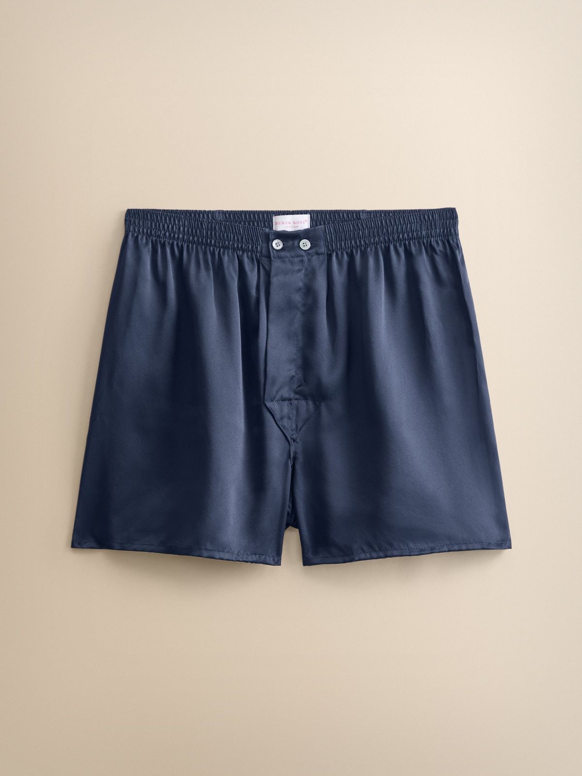 Bailey Silk Classic Fit Boxers Navy Blue