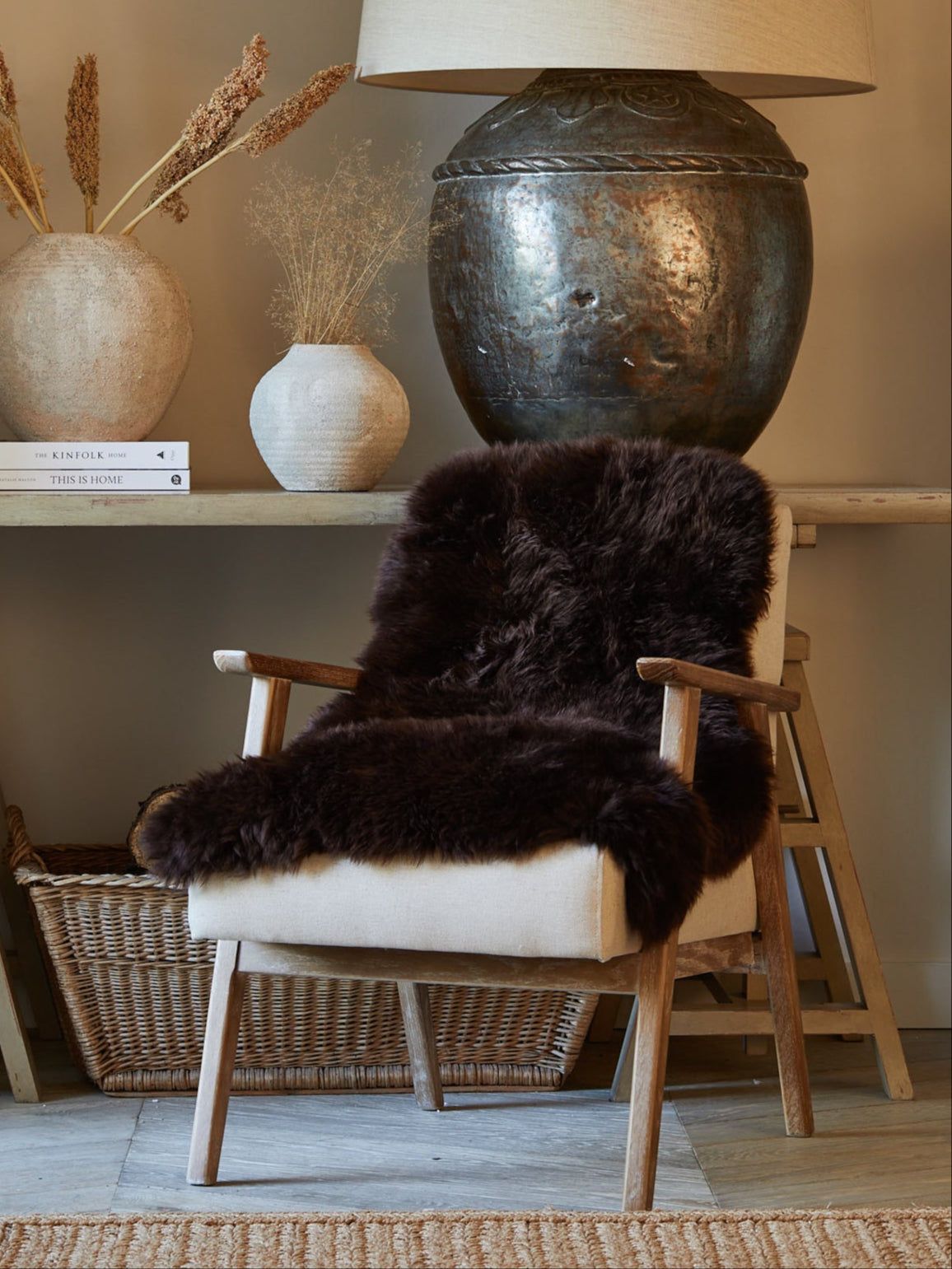 Sheepskin Rug - Chocolate