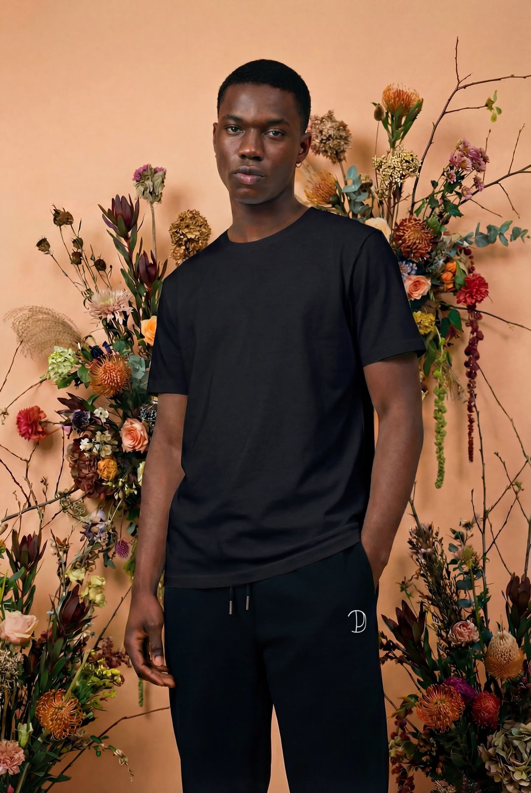 Organic Cotton Pitod T-Shirt | Black