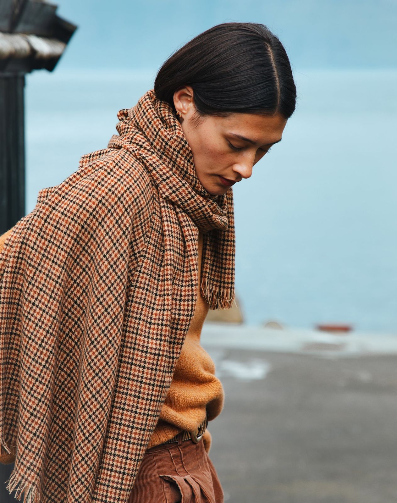 Cashmere Checked Chartouche