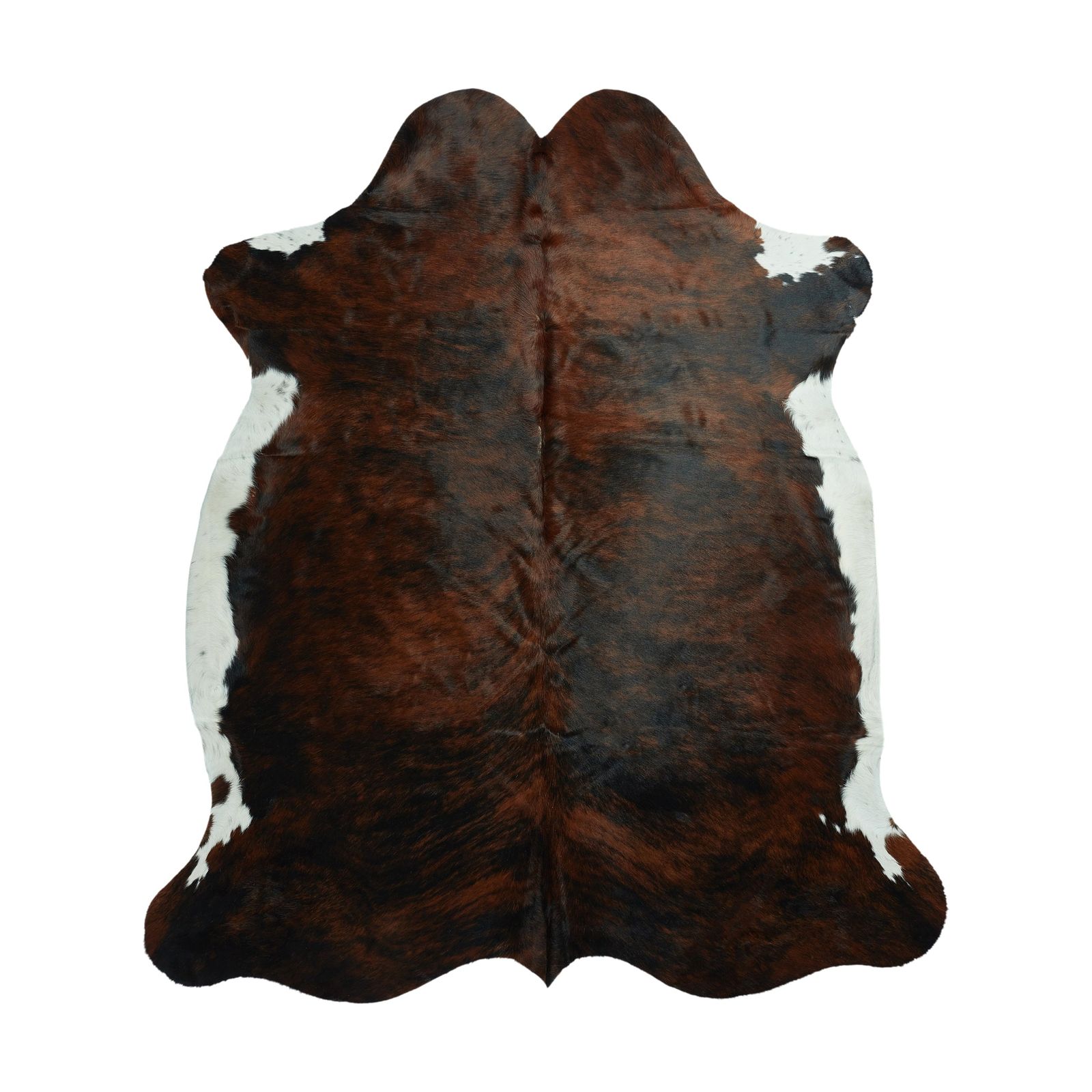 Cowhide Rug - Hereford Brown & White (230cm x 210cm)