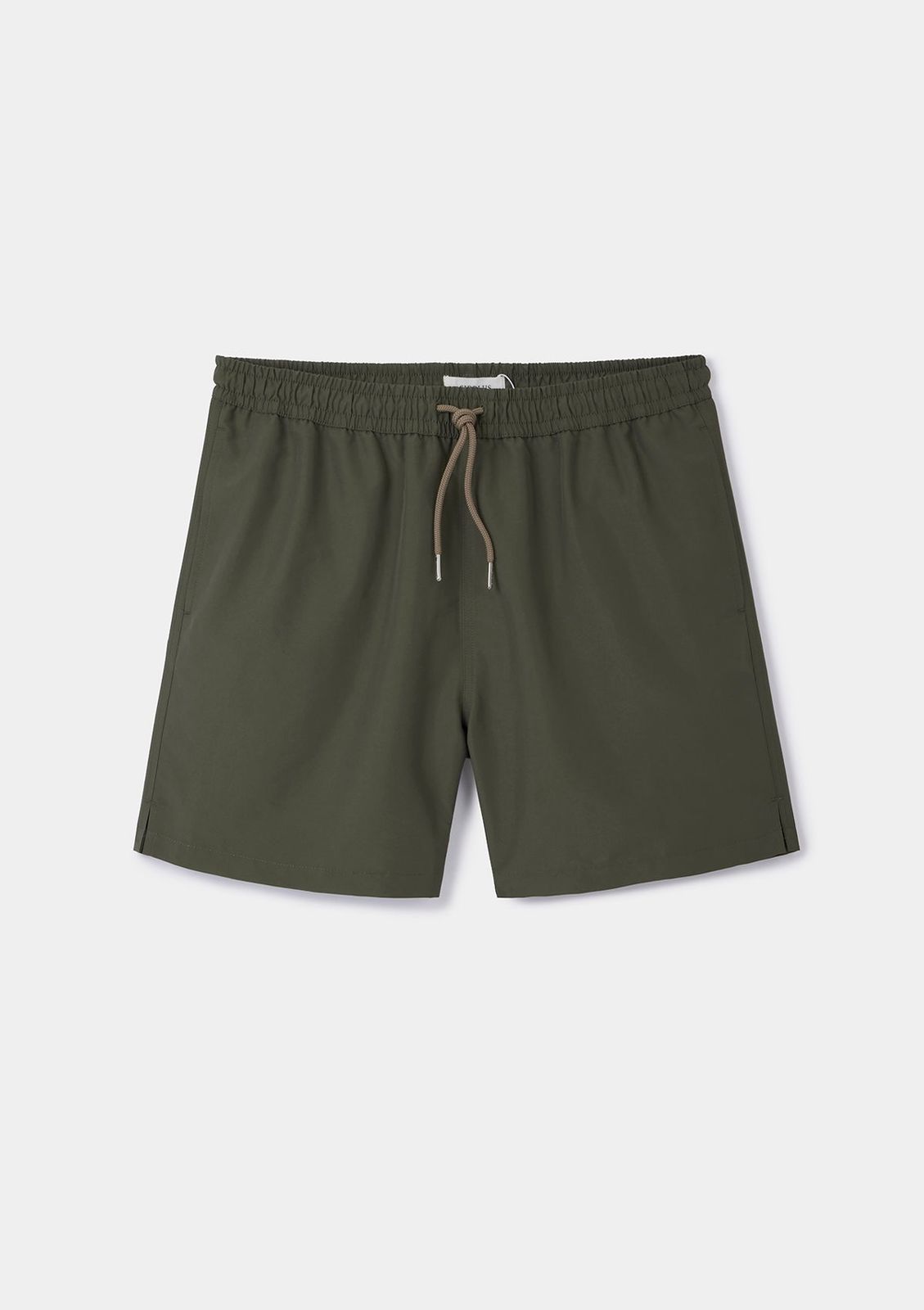 Olive Green Seaqual® Swim Shorts