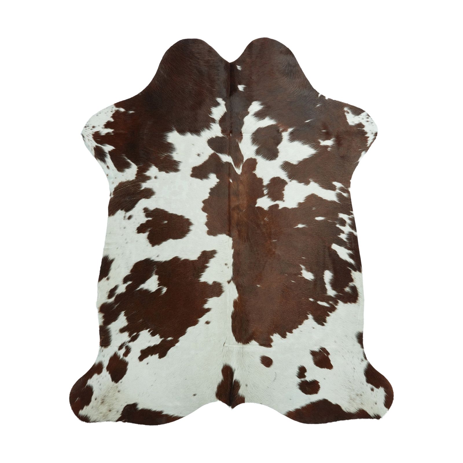 Cowhide Rug - Brown & White (210cm x 180cm)