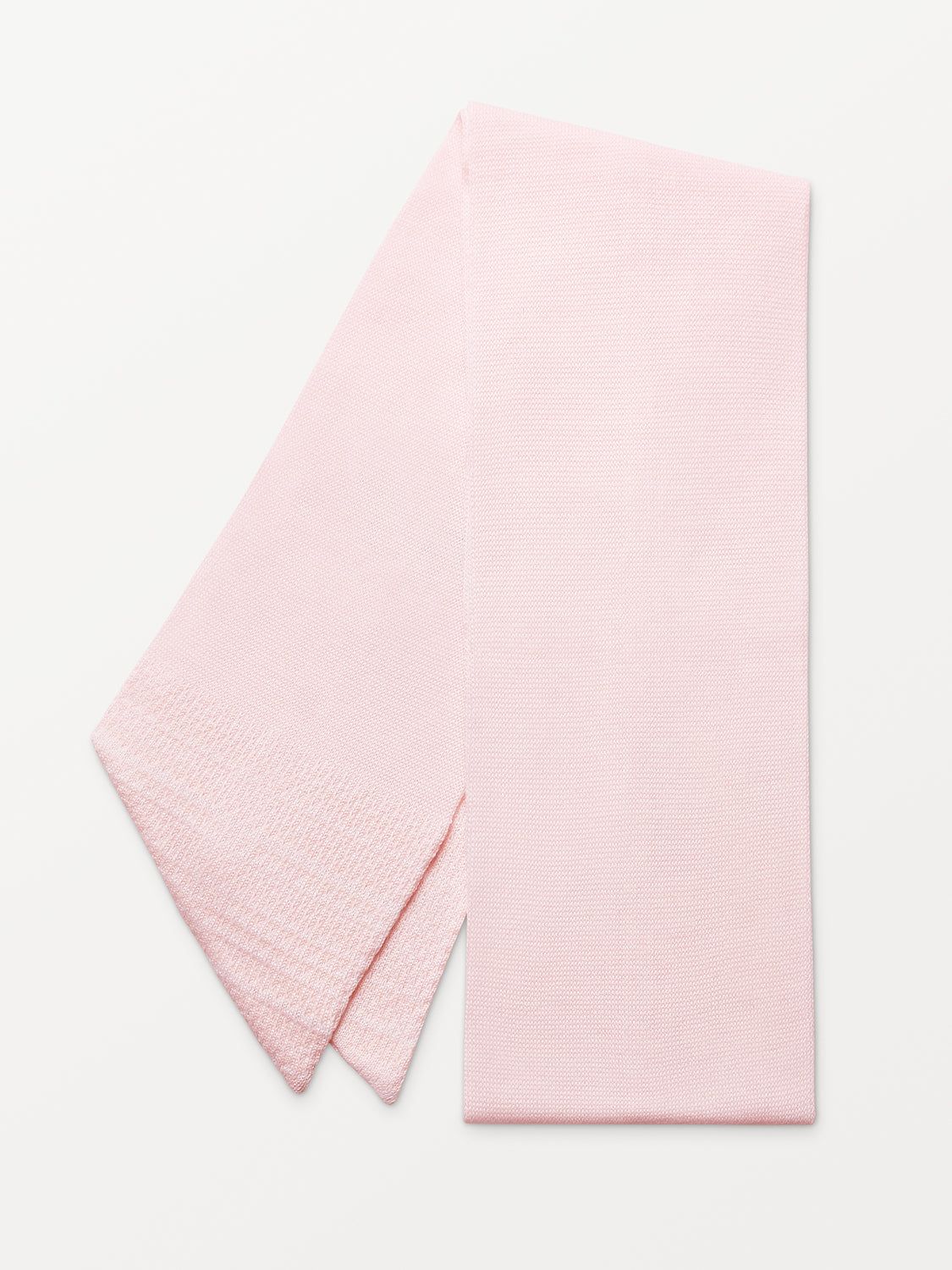 Pink Merino Slant Scarf