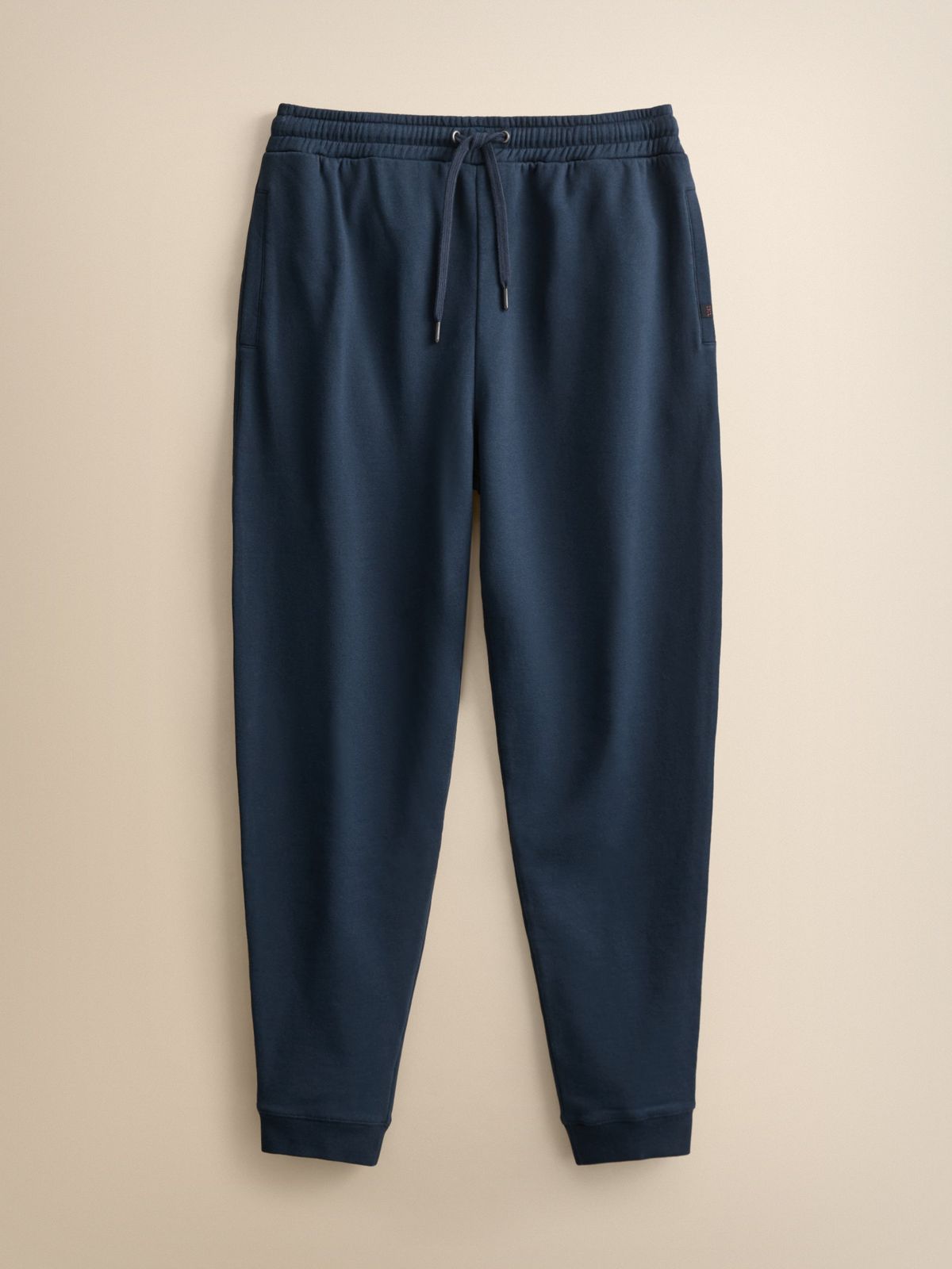 Harley Cotton Modal Cuffed Sweatpants Navy Blue