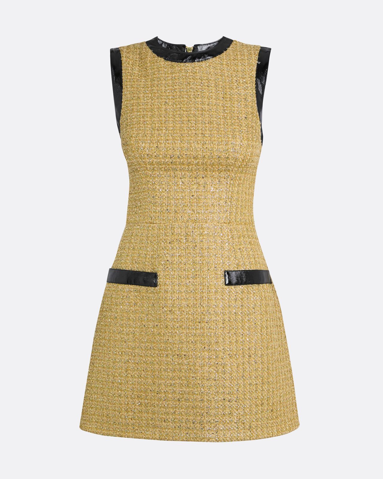 Hailey Short Dress In Yellow Gold