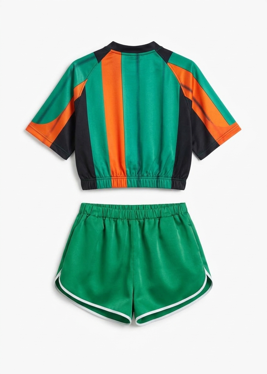 Cielo Satin Mini Boxer Shorts - Kelly Green