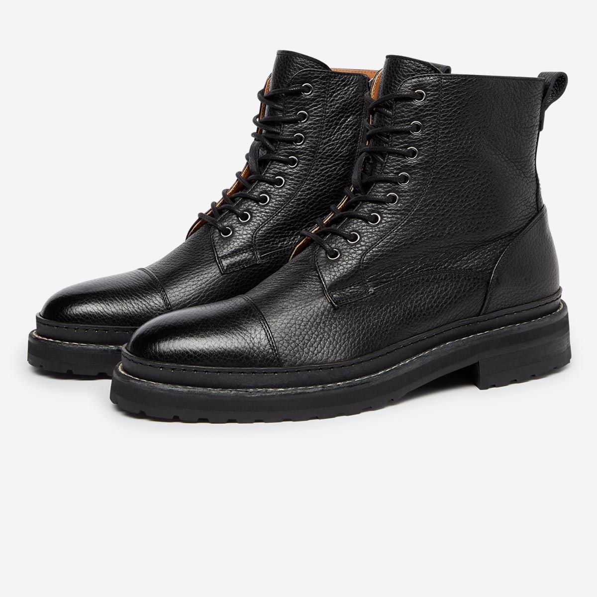 Kamma Deer Leather Military Boots