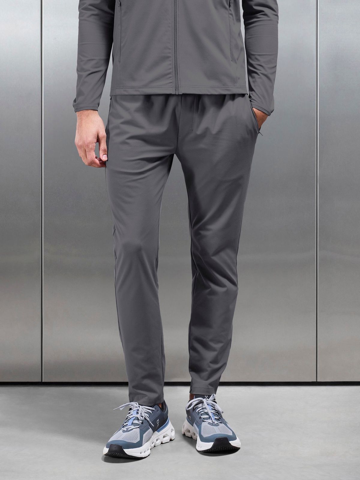 Active Jersey Jogger in Grey