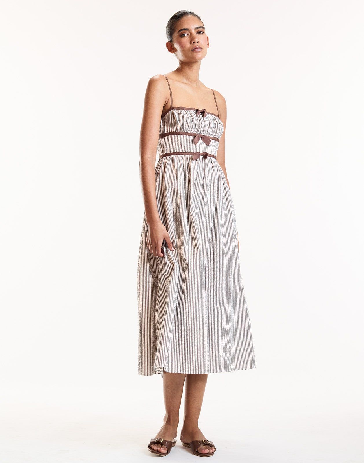 Clara Seersucker Dress