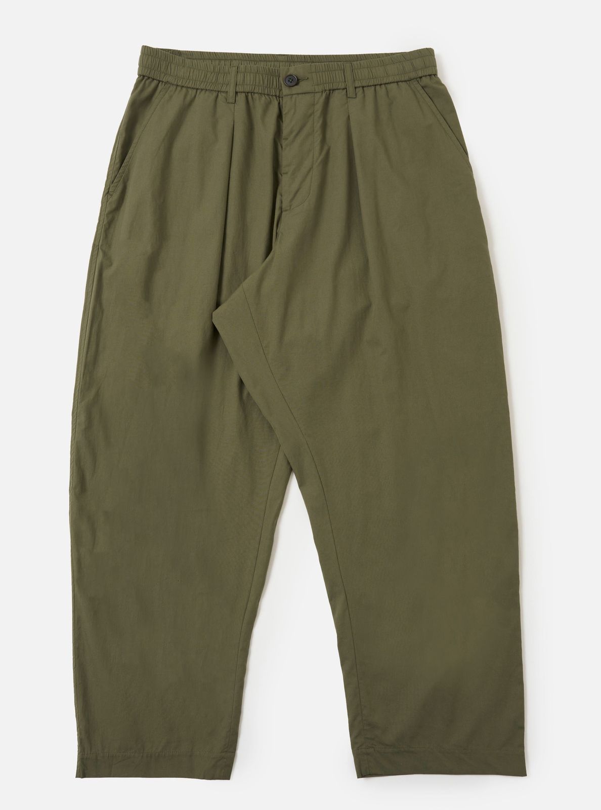 Olive Broadcloth Oxford Pant