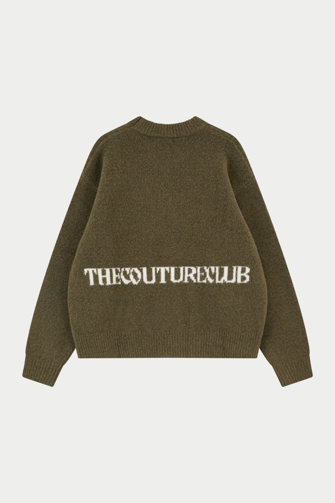 COPYRIGHT BRUSHED KNIT JUMPER - KHAKI