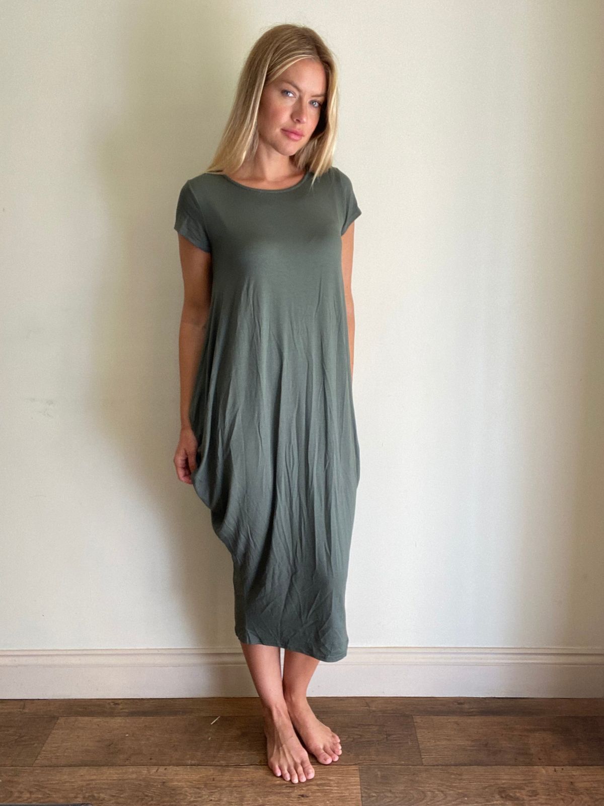 Deb Winged Midi Dress