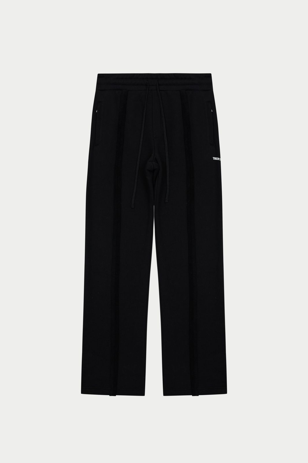 COPYRIGHT STRAIGHT LEG JOGGERS - BLACK