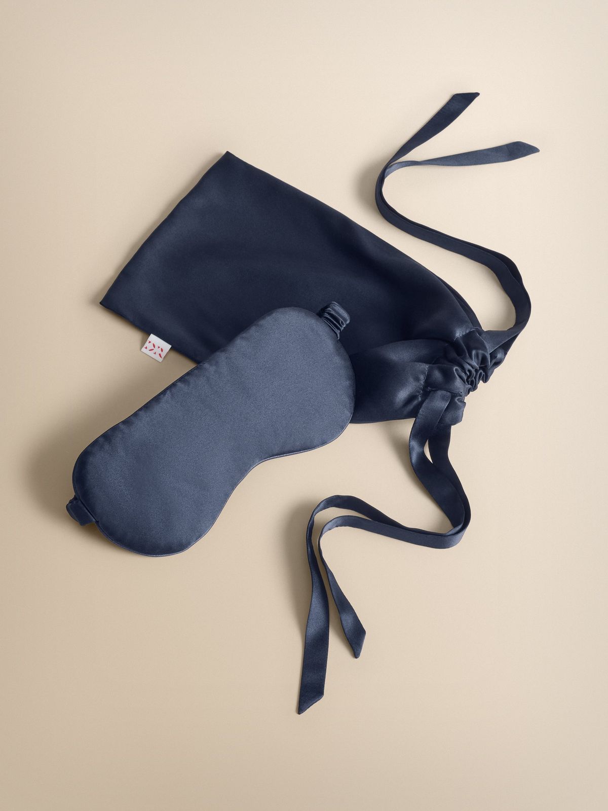 Bailey Silk Eye Mask Navy Blue