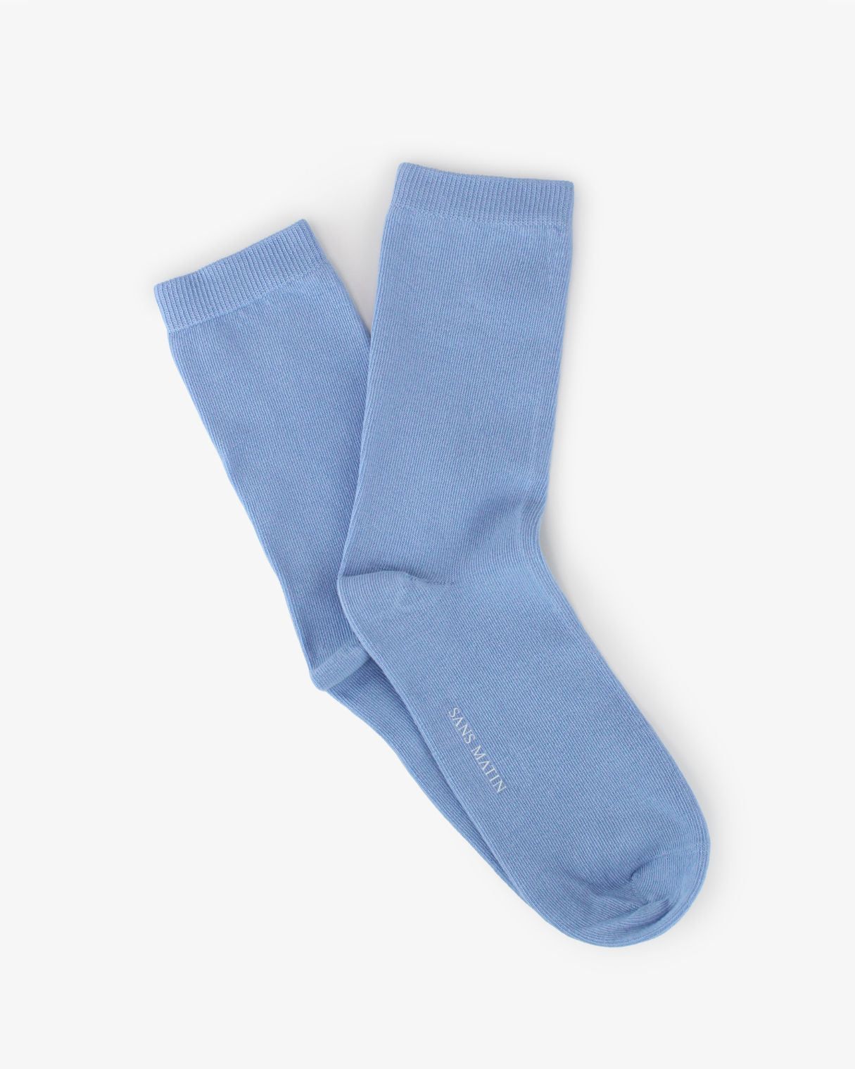 Organic Cotton Socks - Sky Blue