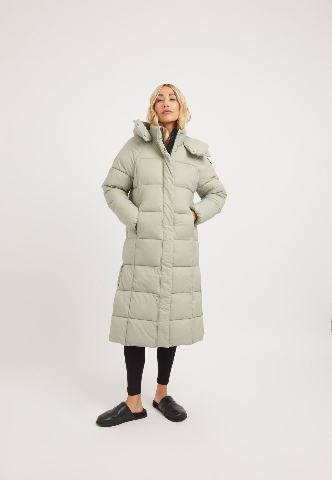 Cloud Boss Coat Sage