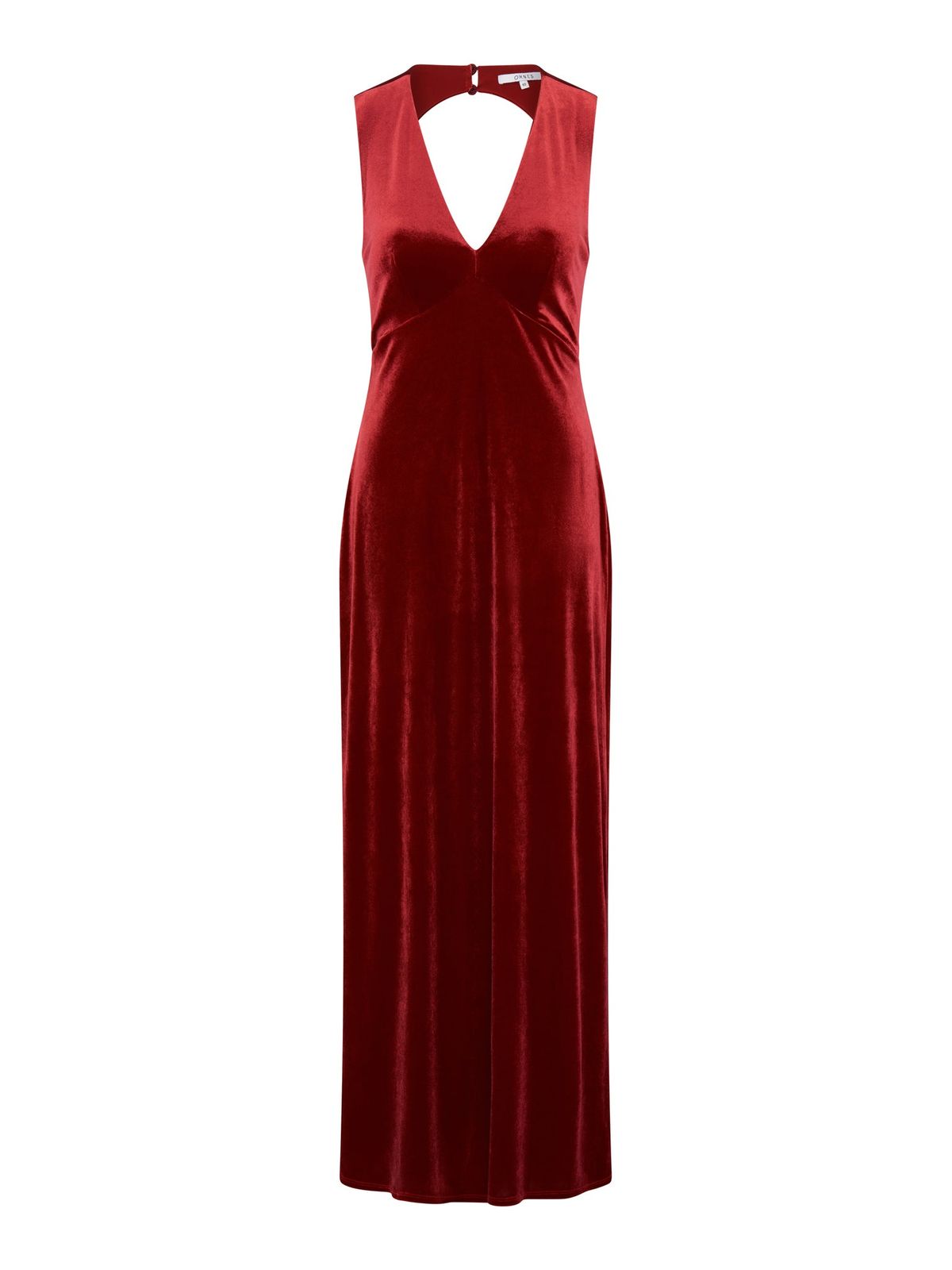 Nova Velvet Dress In Red