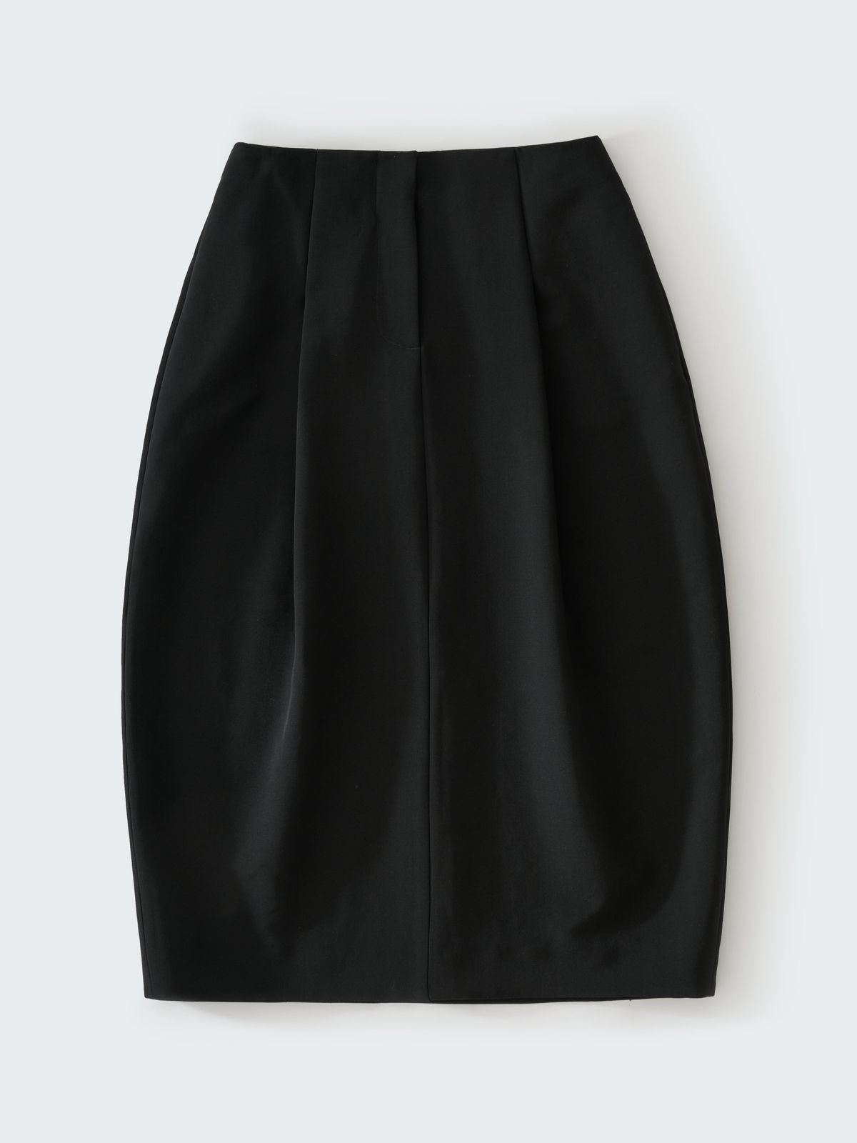 Carson Wool Skirt In Black