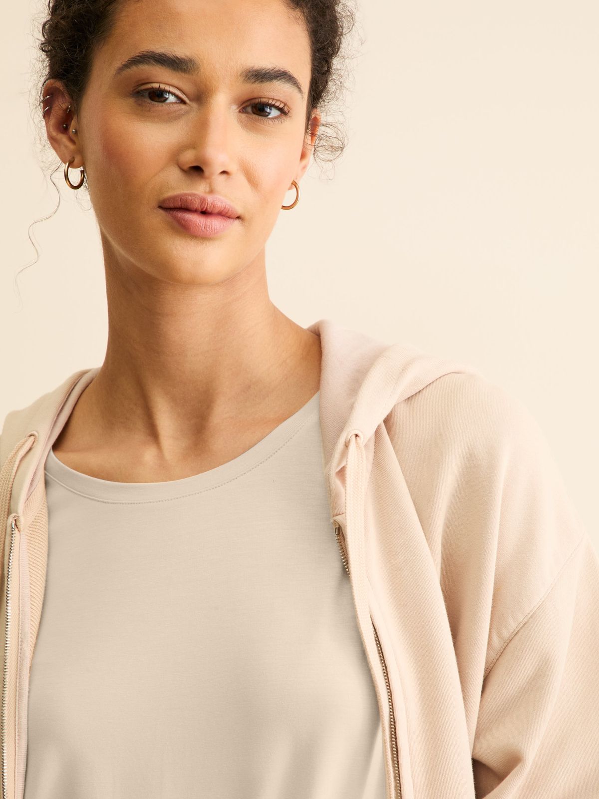 Lara Micro Modal T-Shirt Champagne