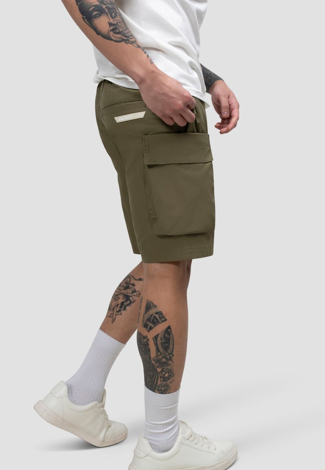 Nova Cargo Shorts in Dusty Olive