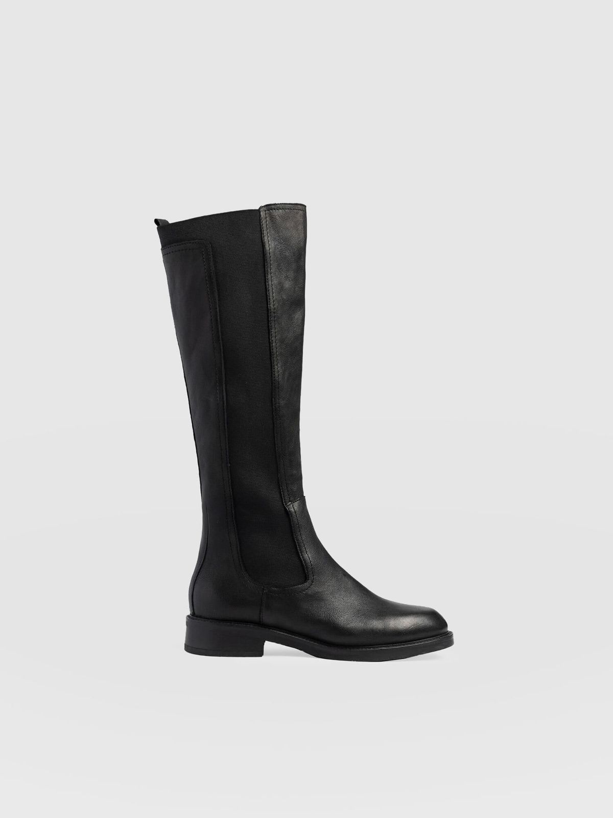 Evelyn Knee High Boot - Black