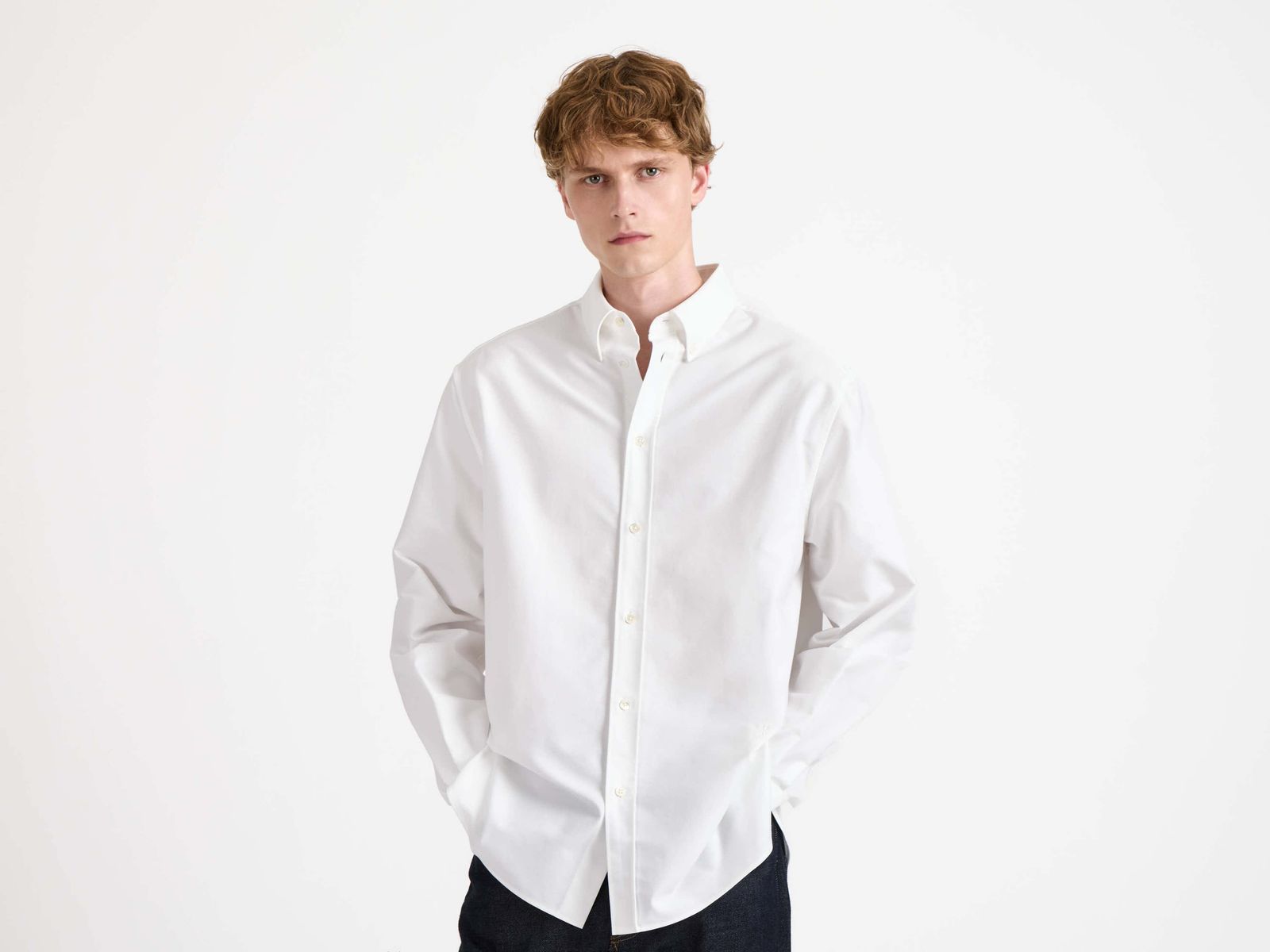MENS CLASSIC SHIRT IN WHITE