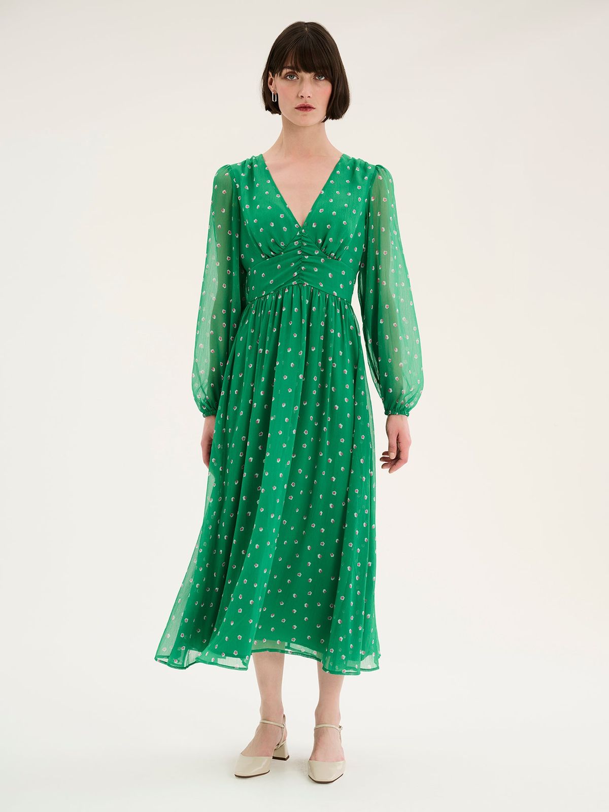 Gabriella Dress in Mini Shape Print