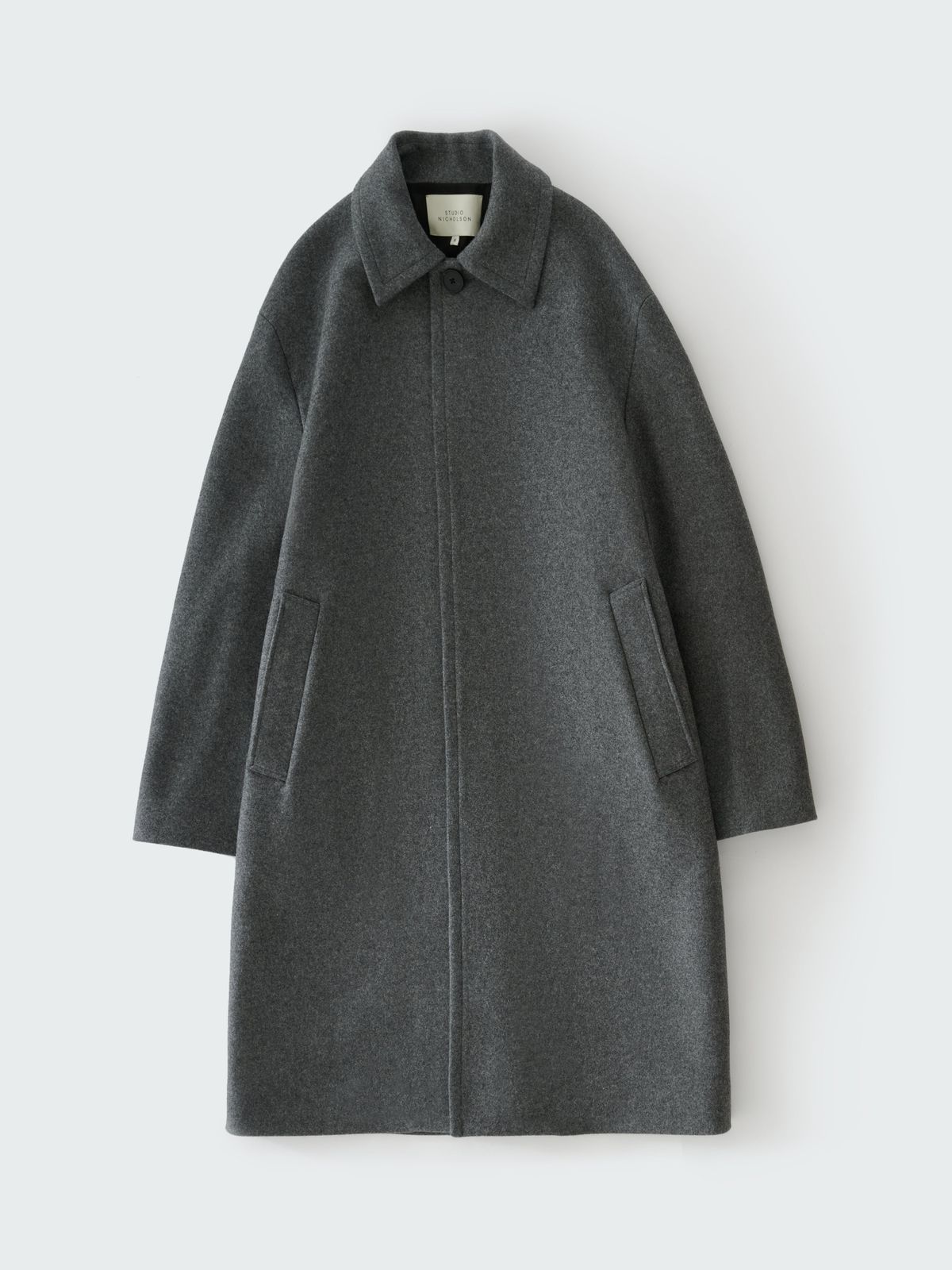 Ady Wool Coat In Charcoal