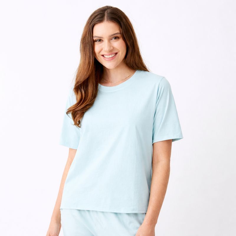 Jowita Crew Neck Oversize Jersey Tee