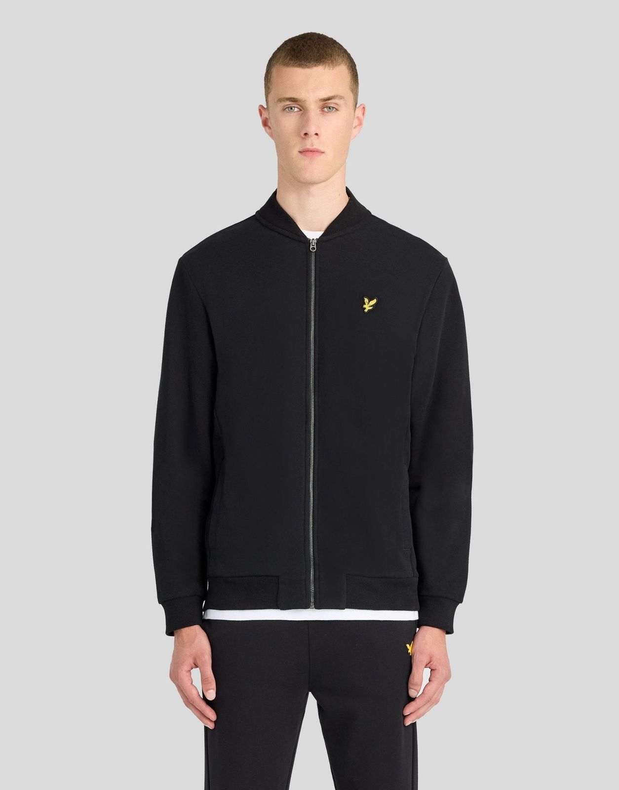Sueded Jersey Bomber Jacket