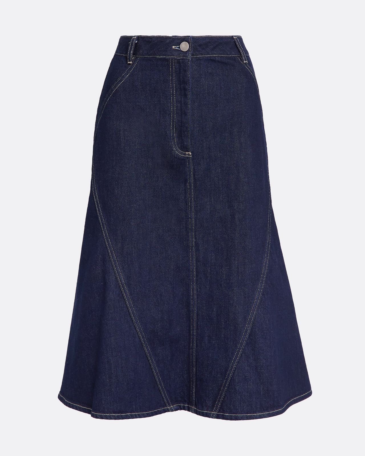 Luisella Denim Skirt In Dark Wash
