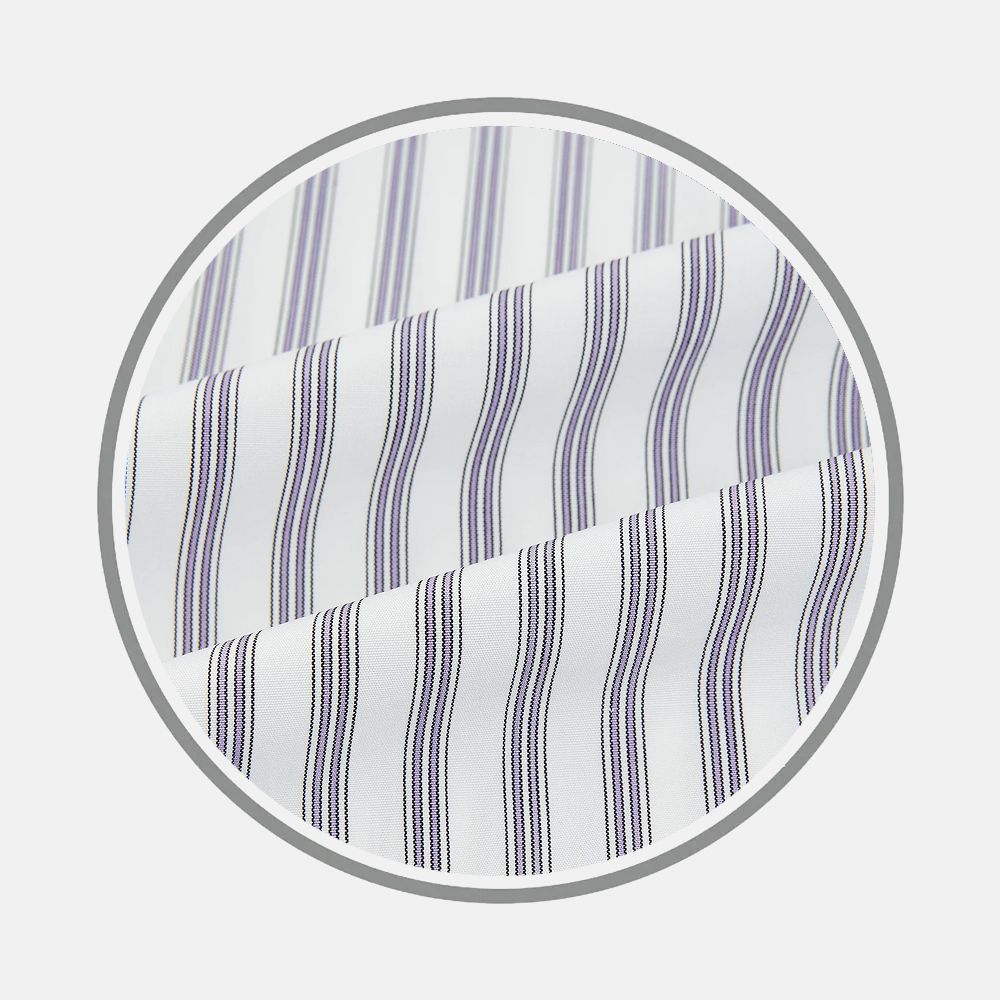 Purple Multi Stripe Fabric