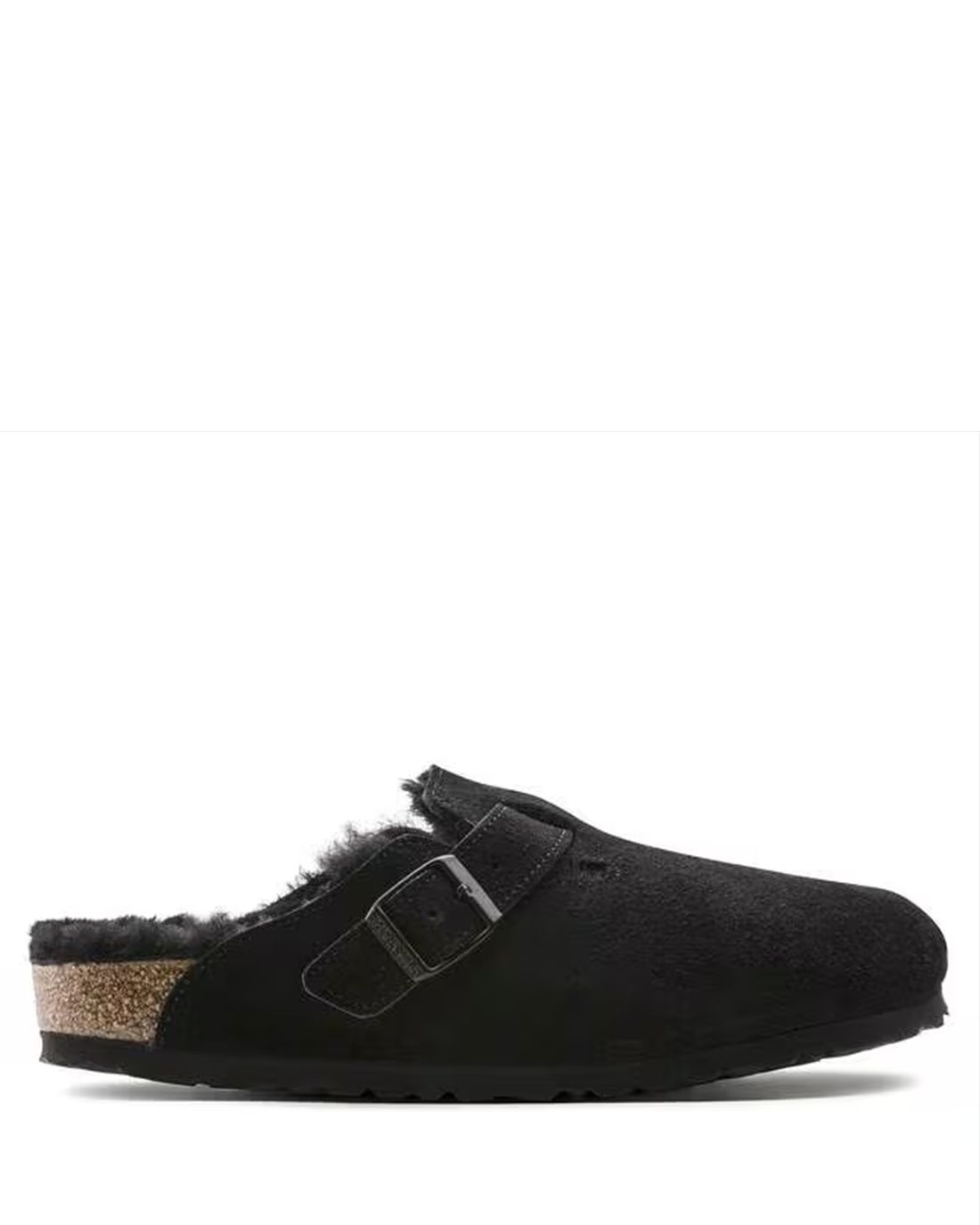 W Boston Shearling Black Suede/Leather 259881